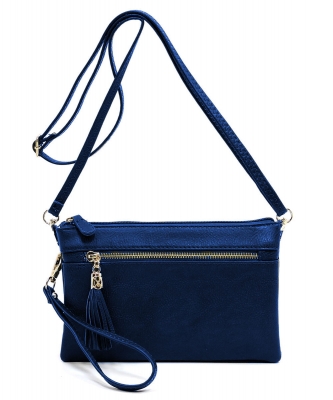 2 Compartments Messager Bag Designer  WU021 NAVY